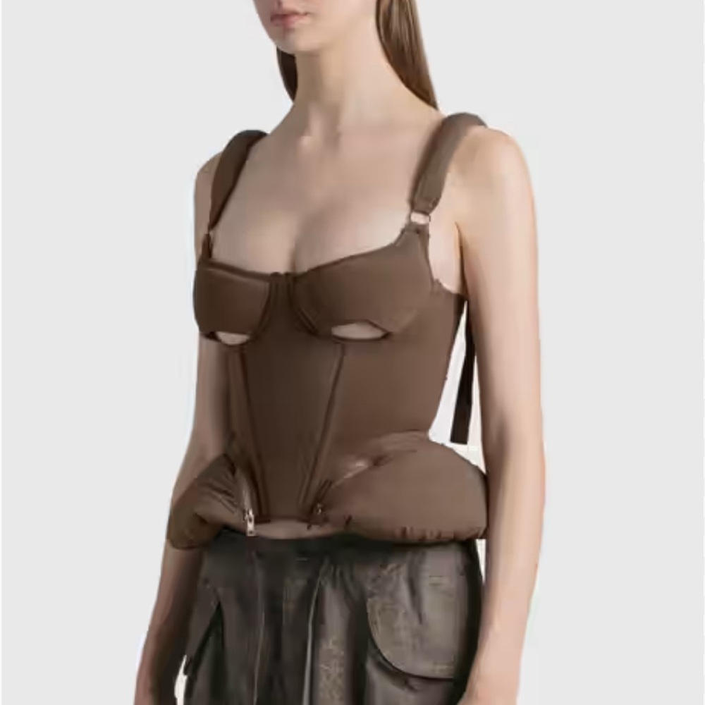 Entire Studios Brown Tank Top